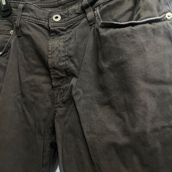 AG The Graduate Tailored Leg Pants Brown 34x32 - Picture 3 of 6